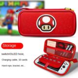 ⁦Sac de rangement Super Mario Switch pour Nintendo Switch, Oled Cartoon Anime, étui de protection pour carte de jeu⁩ - الصورة ⁦3⁩